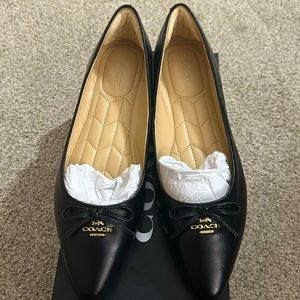 Coach Annabel Leather Ballet Shoes